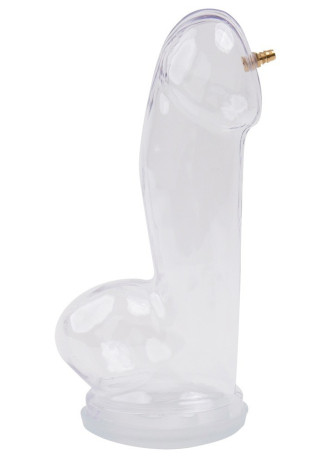 SP009 Realistic Penis CylinderXL crystal clear